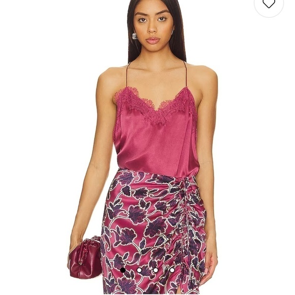 Cami NYC Racer Charmeuse Cami in Rosewood size S - Picture 1 of 12